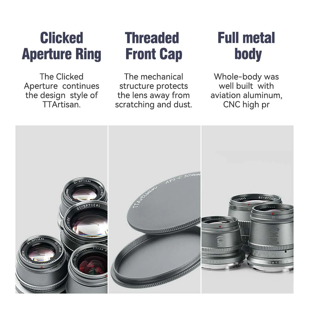 APS-C Trio Lens SET Titanium Grey & Black - Image 10