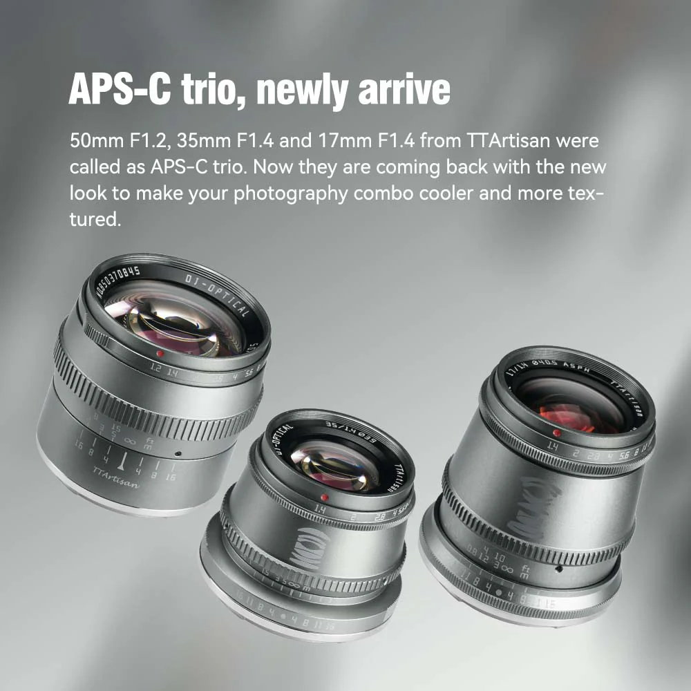 APS-C Trio Lens SET Titanium Grey & Black - Image 6