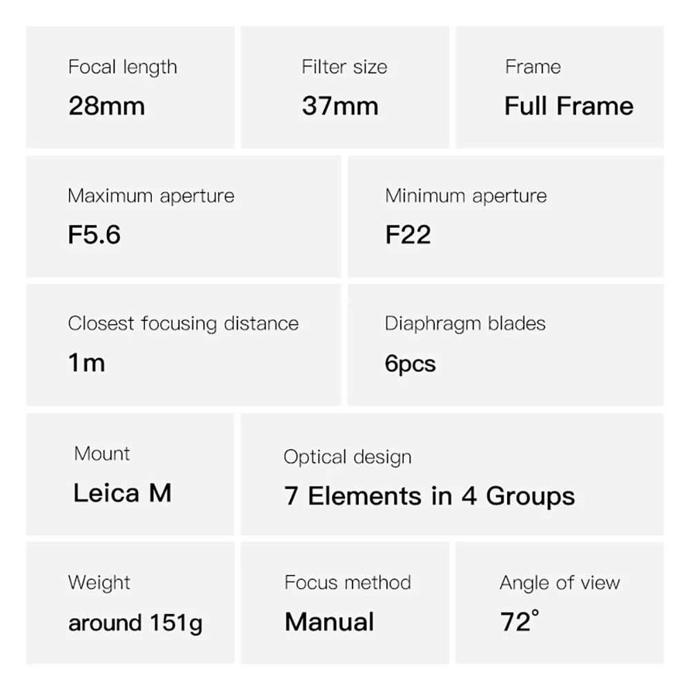 M 28mm f5.6 Silver - Image 8